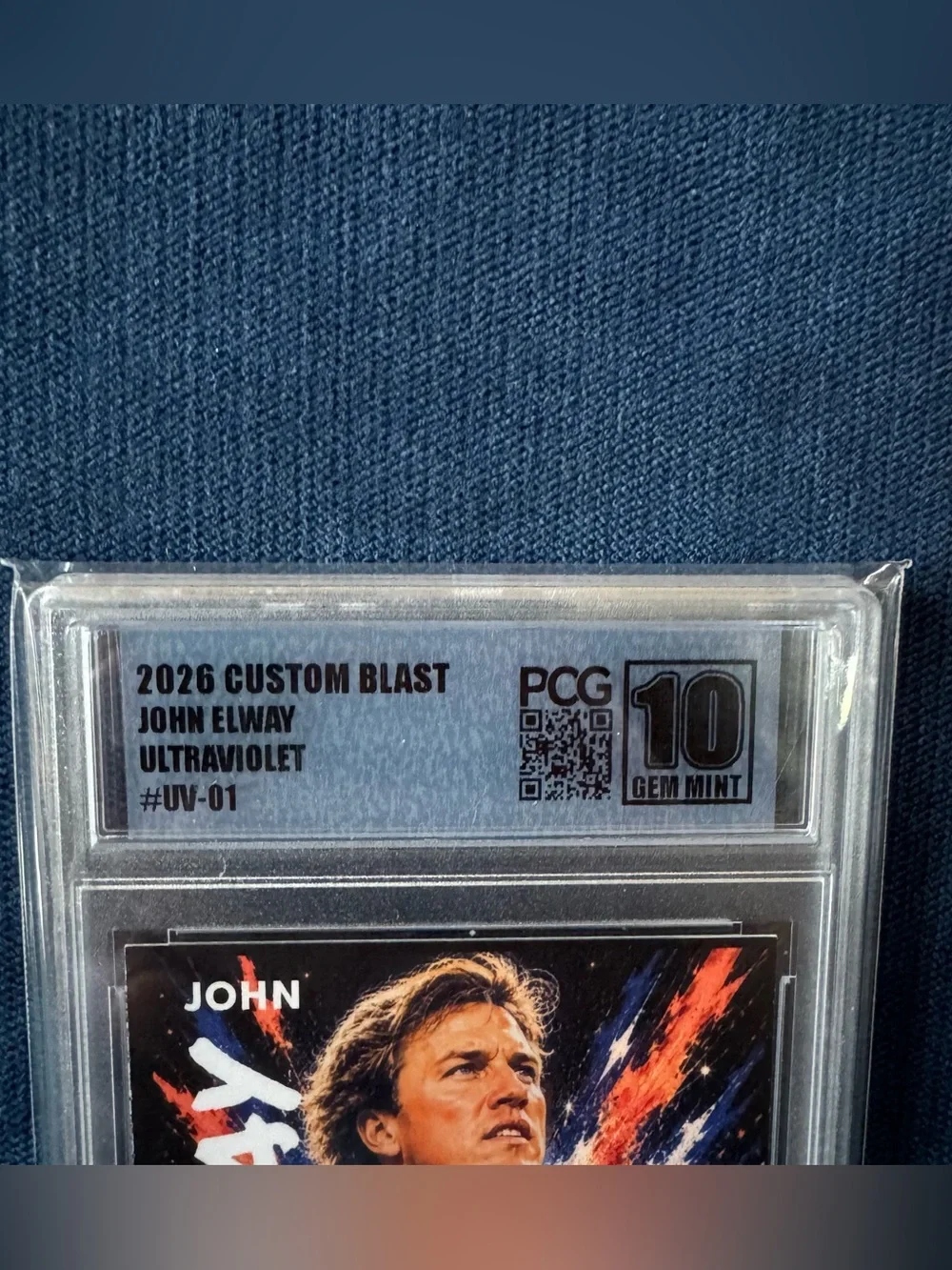 John Elway - Ultraviolet 2026 Custom Blast  #UV-01 PCG 10 Gem Mint